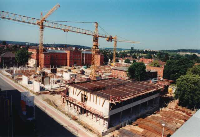 Baufortschritt Juli 1999